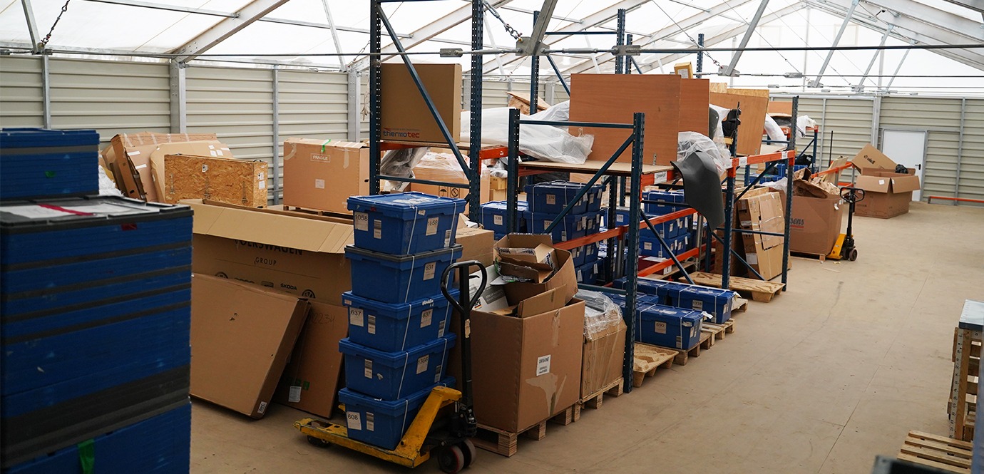 Швидкомонтовані будівлі: розширення площі основного складу всього за 2,5 місяці