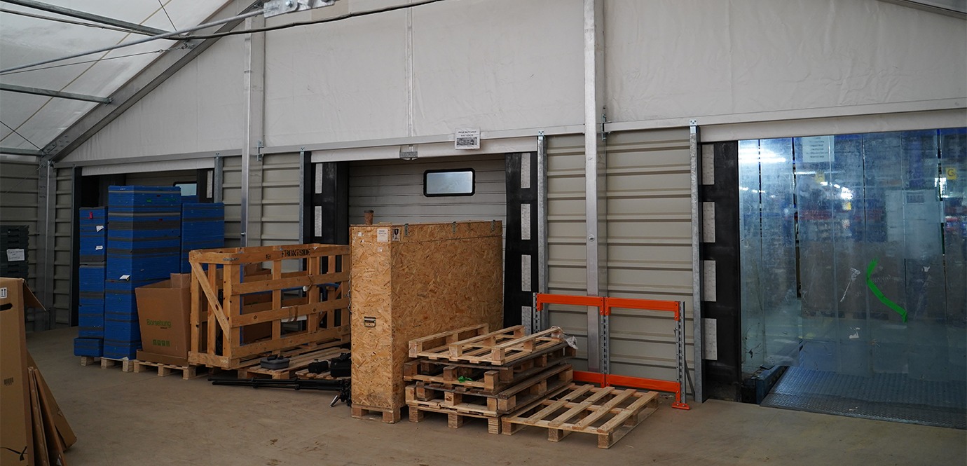 Швидкомонтовані будівлі: розширення площі основного складу всього за 2,5 місяці