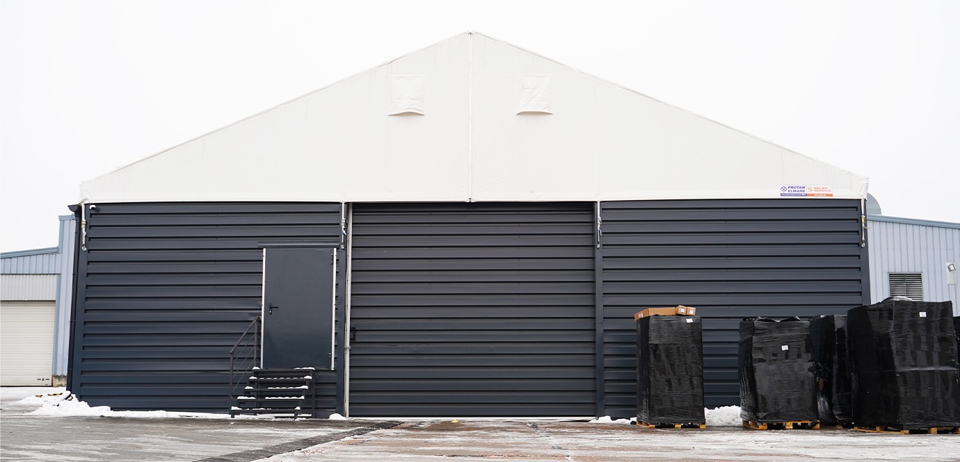 Швидкомонтовані будівлі: розширення площі основного складу всього за 2,5 місяці