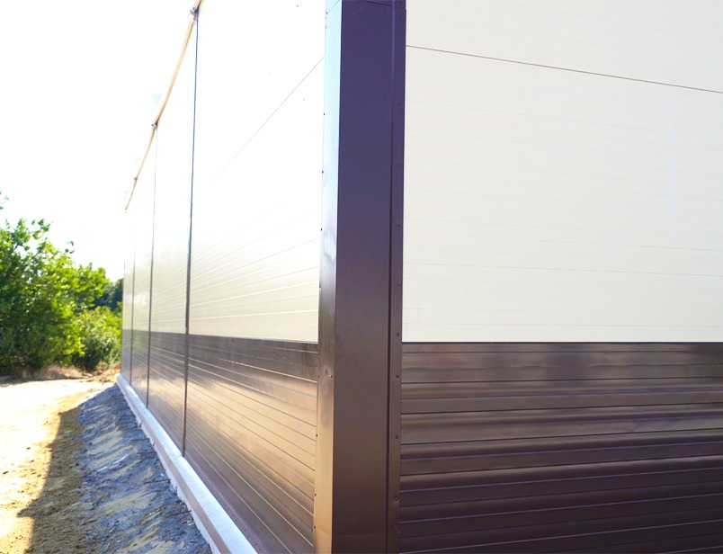 Склад та виробниче швидкомонтоване приміщення під одним дахом