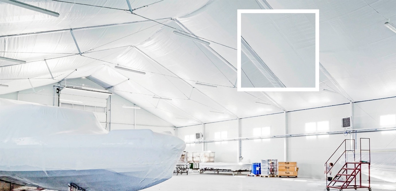 Утеплений виробничий цех для верфі з будівництва яхт у Польщі